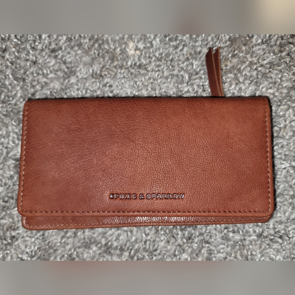Soft Leather Wallet Spikes and Sparrow Brand